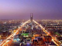 The lights of Riyadh